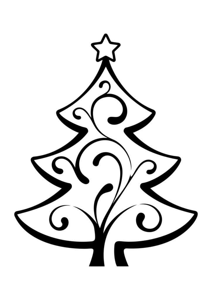 Weihnachten Ausmalbild – Ausmalbild zum Ausdrucken