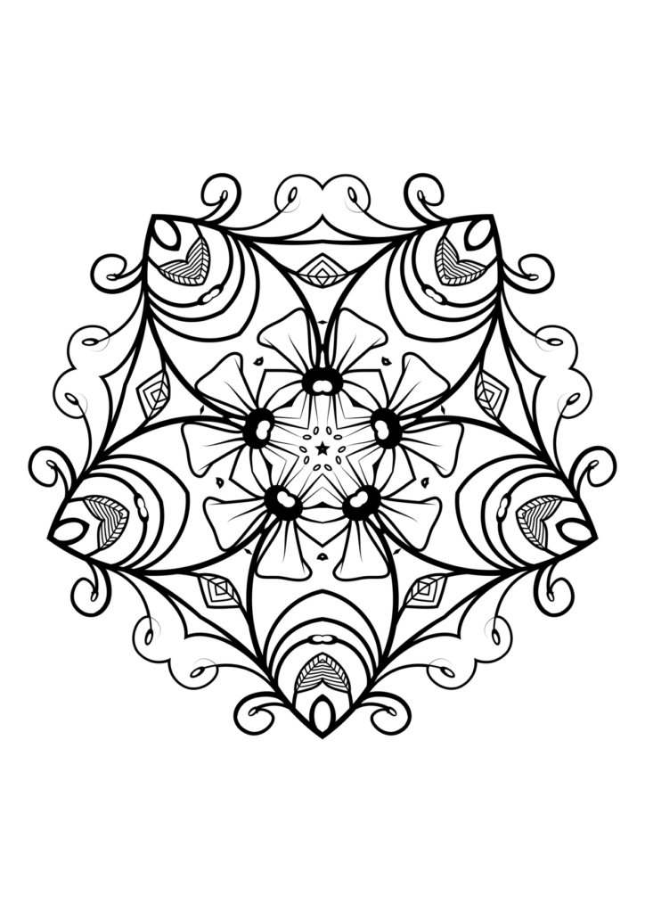 Blume Ausmalbild – Ausmalbild zum Ausdrucken