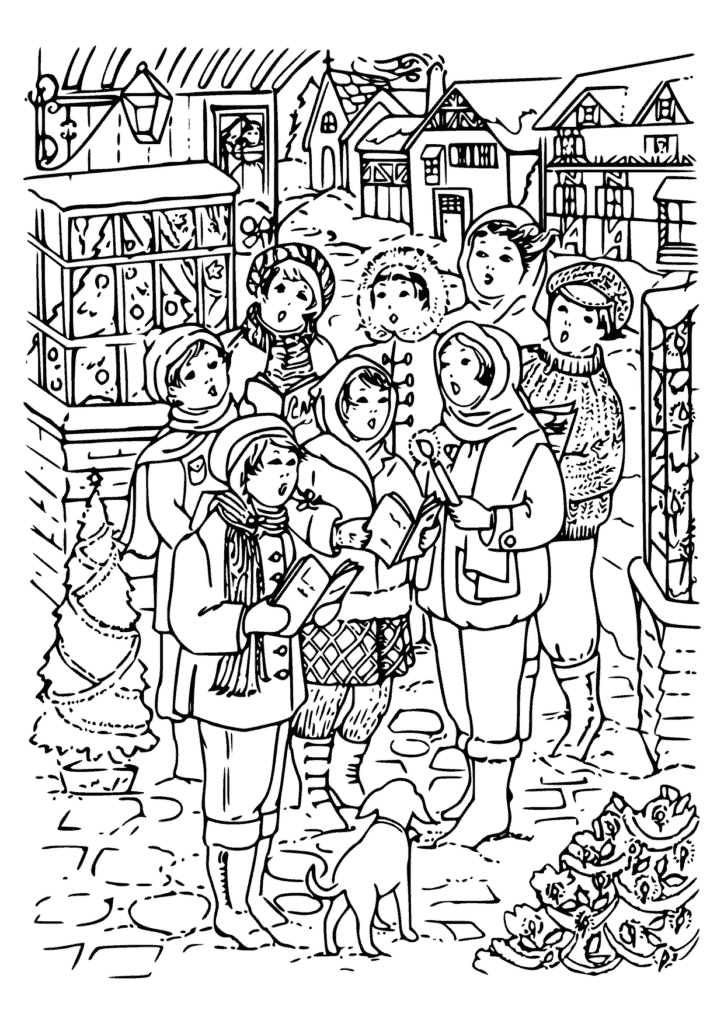 Weihnachten Ausmalbild – Ausmalbild zum Ausdrucken