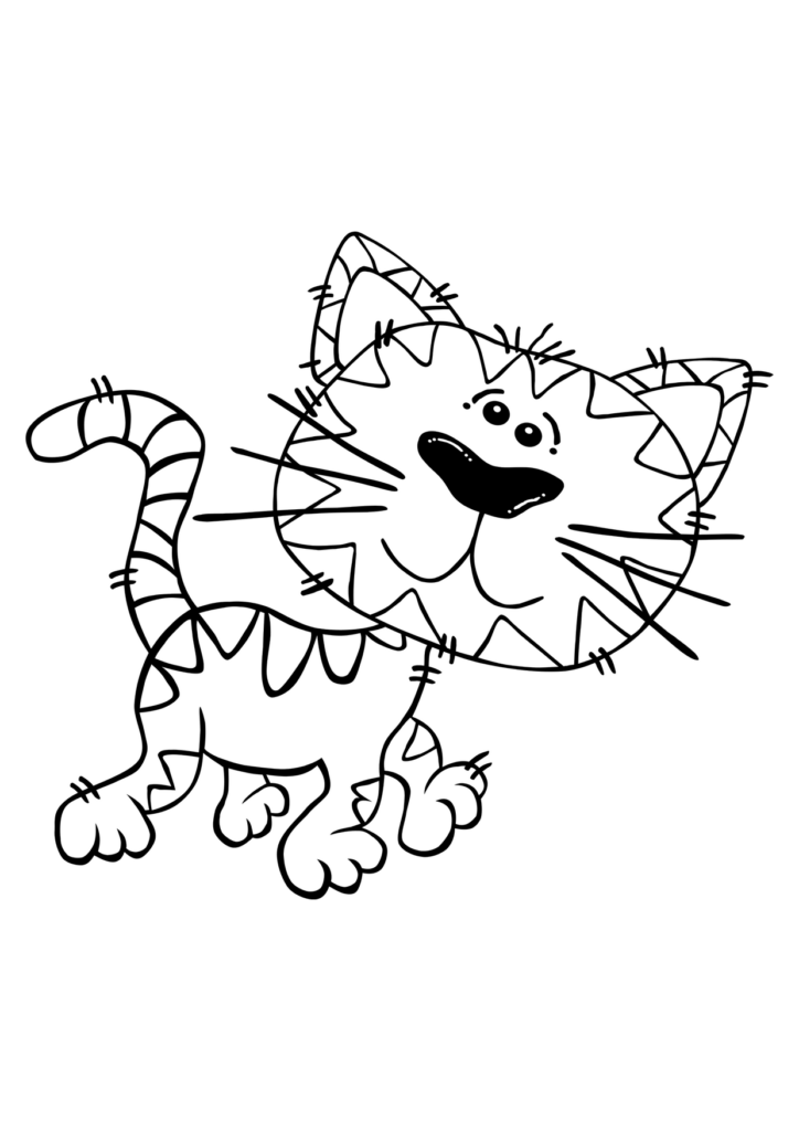 Katze Ausmalbild – Ausmalbild zum Ausdrucken