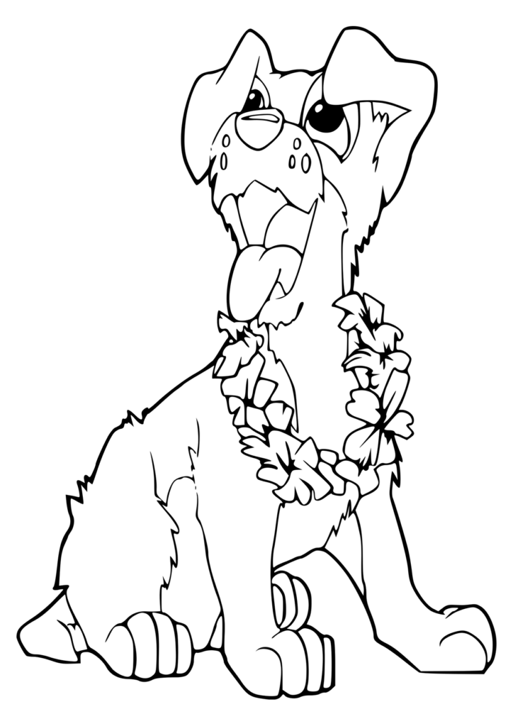 Hund Ausmalbild – Ausmalbild zum Ausdrucken