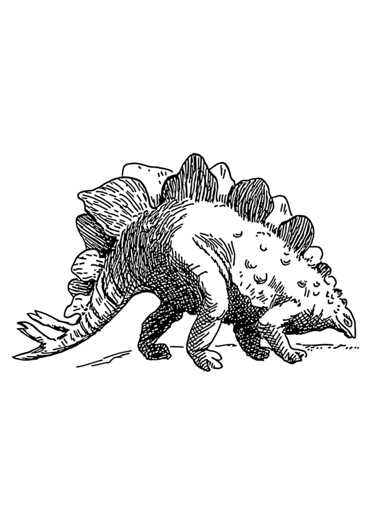 Dinosaurier Ausmalbild – Ausmalbild zum Ausdrucken