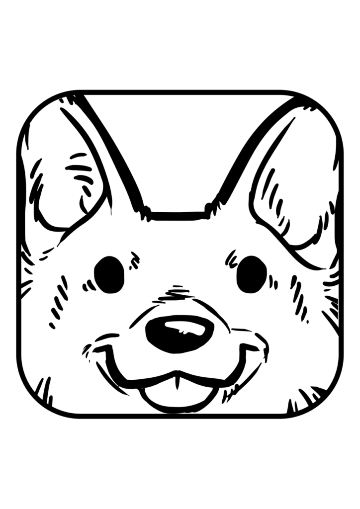 Hund Ausmalbild – Ausmalbild zum Ausdrucken