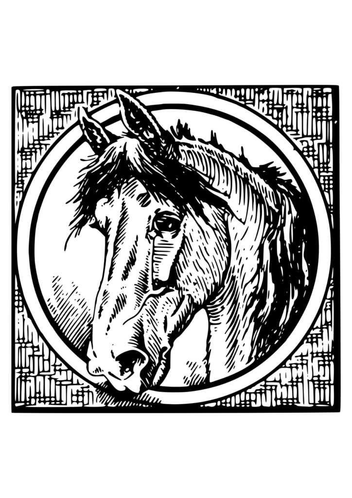 Pferd Ausmalbild – Ausmalbild zum Ausdrucken