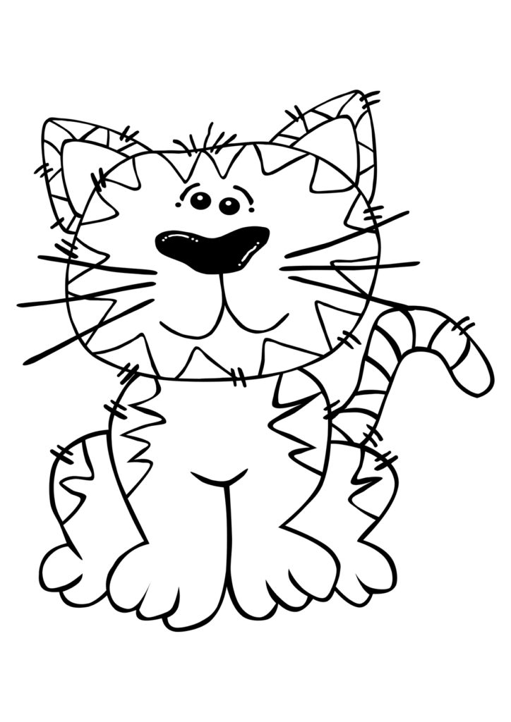 Katze Ausmalbild – Ausmalbild zum Ausdrucken