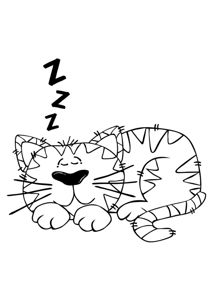Katze Ausmalbild – Ausmalbild zum Ausdrucken