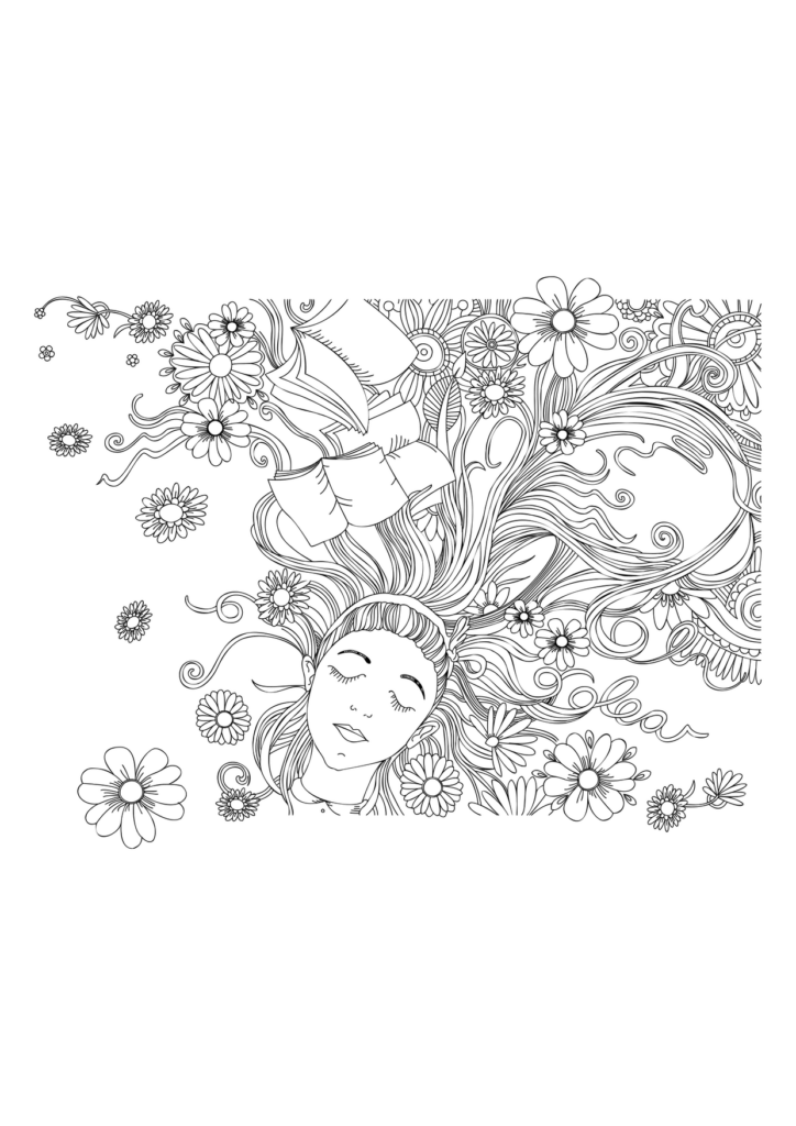 Blume Ausmalbild – Ausmalbild zum Ausdrucken
