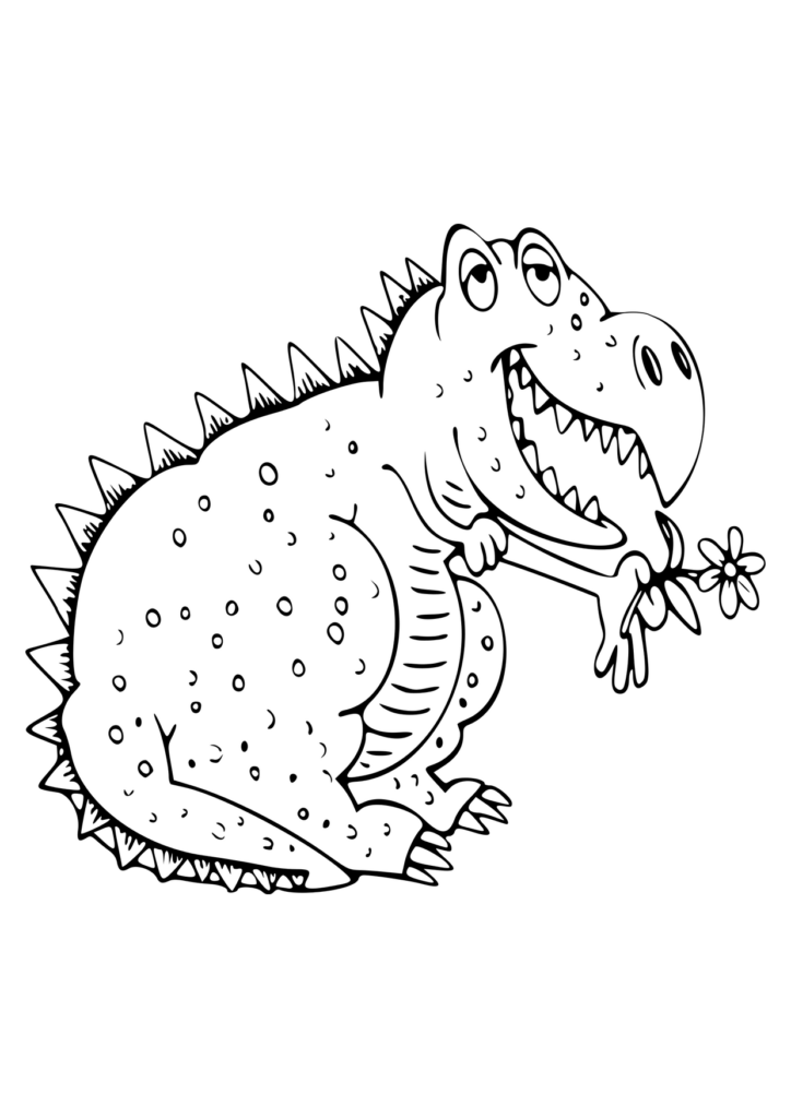 Dinosaurier Ausmalbild – Ausmalbild zum Ausdrucken