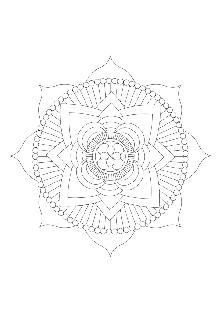 Blume Ausmalbild – Ausmalbild zum Ausdrucken