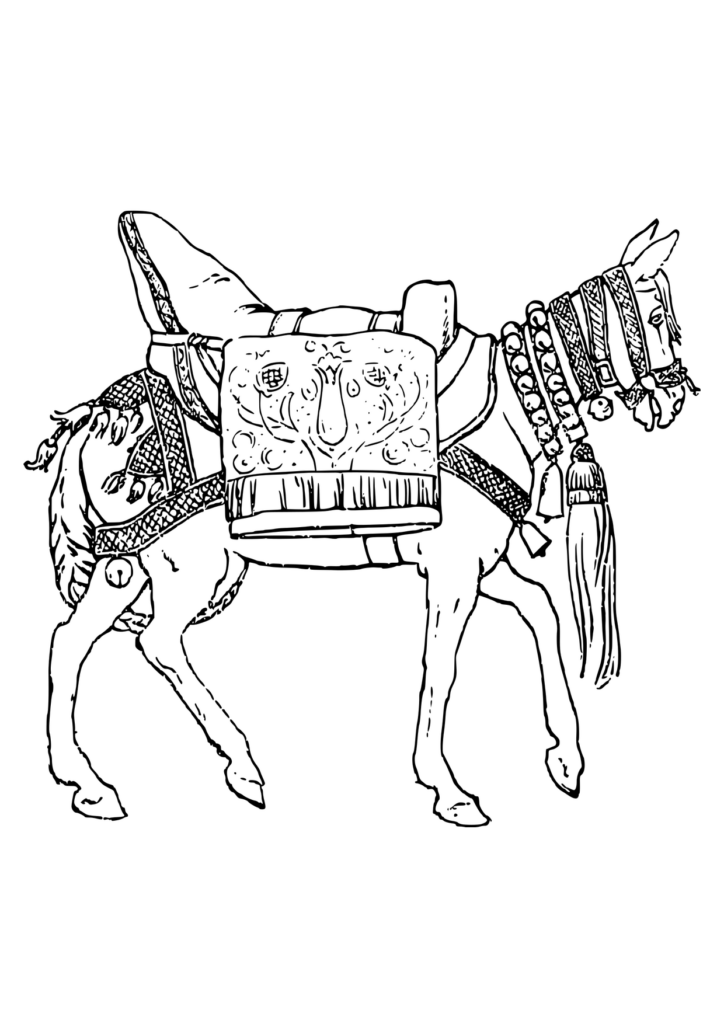 Pferd Ausmalbild – Ausmalbild zum Ausdrucken