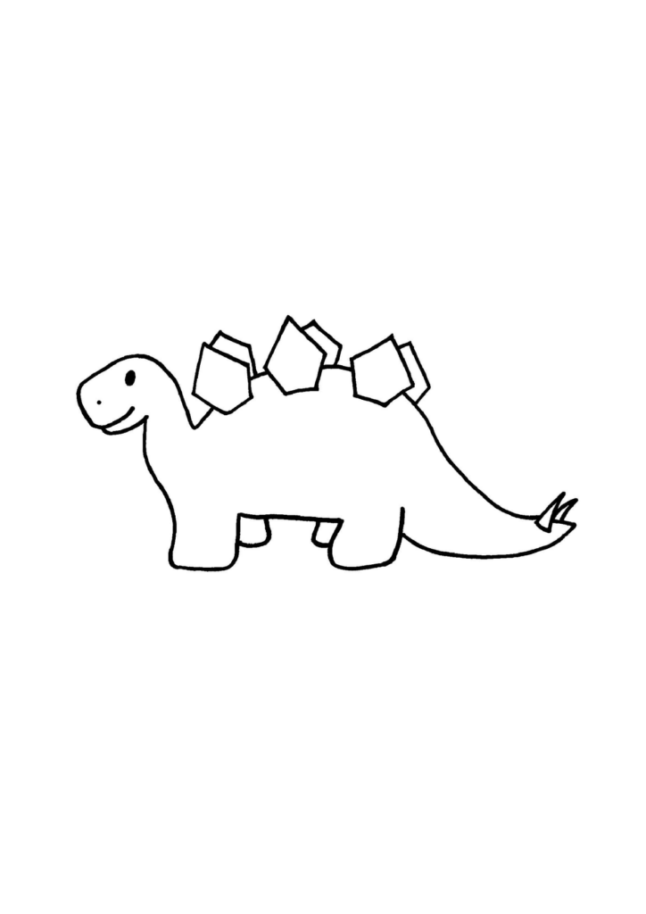 Dinosaurier Ausmalbild – Ausmalbild zum Ausdrucken